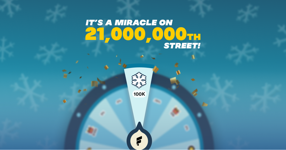 It's a Miracle on 21,000,000th Street - Win 100k sats