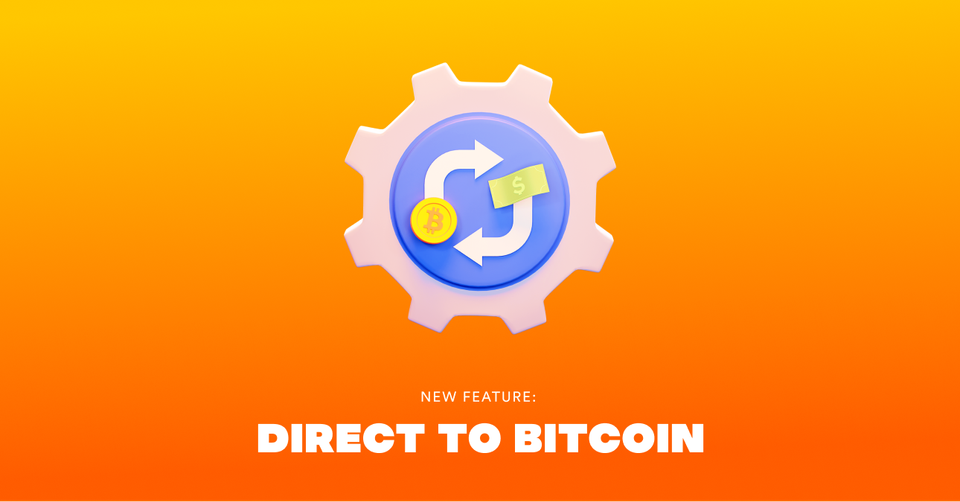 Direct To Bitcoin: Get Paid in Bitcoin